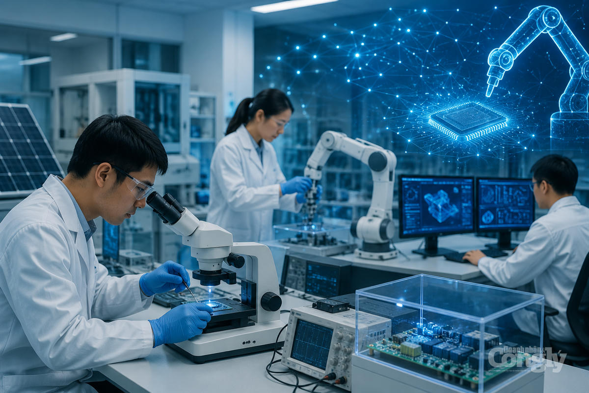 Nhiều ưu đãi, hỗ trợ đối với tổ chức, cá nhân thực hiện hoạt động nghiên cứu khoa học, phát triển công nghệ và đổi mới sáng tạo về công nghệ cao. Ảnh minh họa: AI tạo