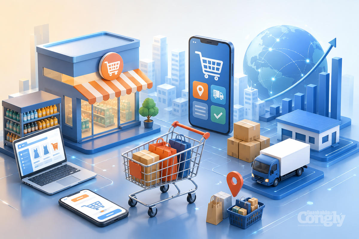 Bộ Công Thương ban hành kế hoạch hành động thực hiện Chiến lược phát triển thị trường bán lẻ Việt Nam đến năm 2030, tầm nhìn đến năm 2050. Ảnh minh họa: AI tạo