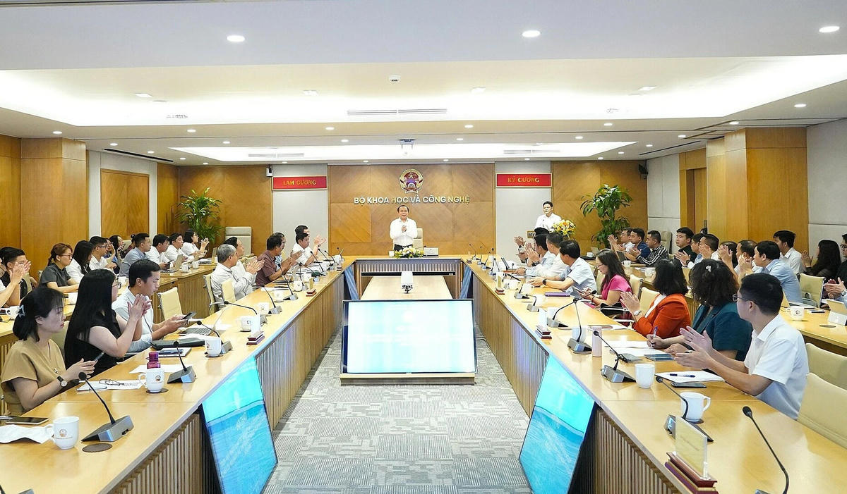 Hội thảo triển khai nhiệm vụ hỗ trợ lãi suất vay của Quỹ Đổi mới công nghệ quốc gia (NATIF) diễn ra ngày 10/7.