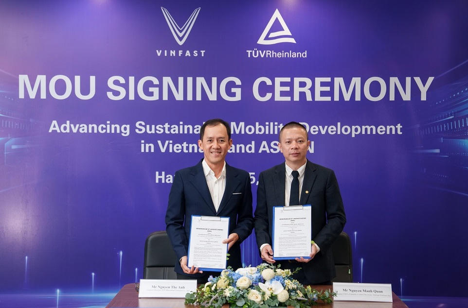 Việc mở rộng hợp tác với TÜV Rheinland tiếp tục khẳng định chiến lược phát triển mạng lưới đối tác kỹ thuật hàng đầu thế giới của VinFast.