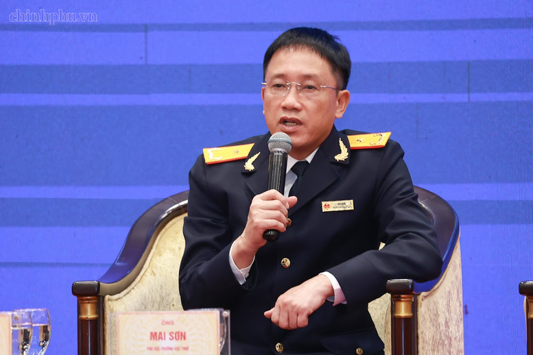 Ông Mai Sơn, Phó Cục trưởng Cục Thuế, Bộ Tài chính.  Ảnh: VGP/Nhật Bắc