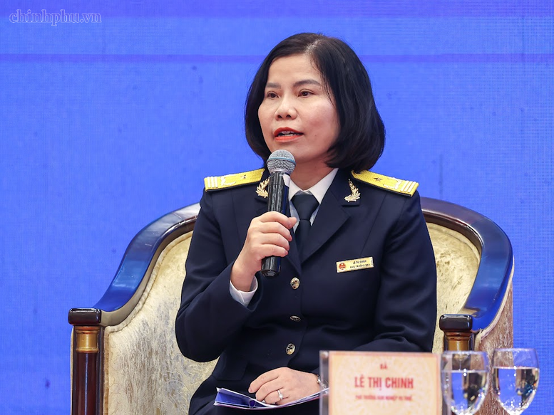 Bà Lê Thị Chinh - Phó Trưởng Ban Nghiệp vụ Thuế, Cục Thuế, Bộ Tài chính. Ảnh: VGP/Nhật Bắc