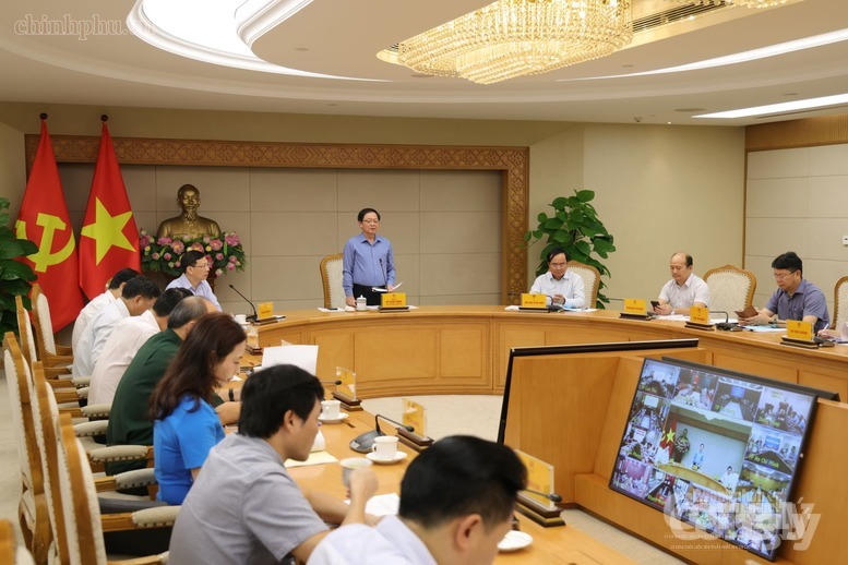 Phó Thủ tướng ghi nhận đến nay Việt Nam cơ bản hoàn thành hệ thống thể chế theo yêu cầu của EC - Ảnh: VGP/Gia Huy