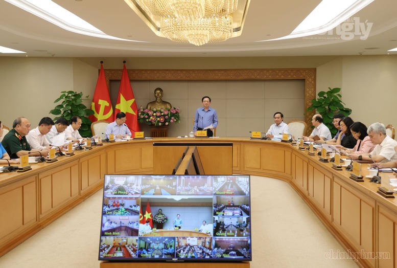 Phó Thủ tướng Hồ Quốc Dũng chủ trì Phiên họp lần thứ 35 của Ban Chỉ đạo quốc gia về chống khai thác hải sản bất hợp pháp, không báo cáo và không theo quy định - Ảnh: VGP/Gia Huy