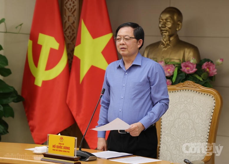 Phó Thủ tướng Hồ Quốc Dũng kết luận Phiên họp - Ảnh: VGP/Gia Huy