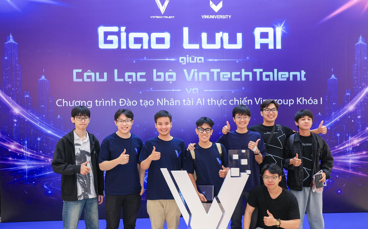 Học viên tham gia buổi giao lưu trong khuôn khổ chương trình. (Ảnh: Vingroup).