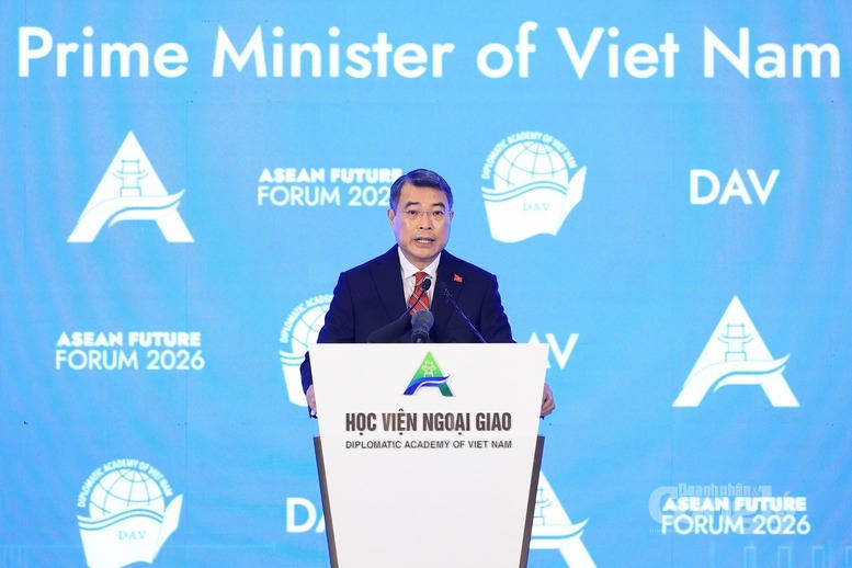 Thủ tướng Chính phủ Lê Minh Hưng phát biểu khai mạc Diễn đàn.
Ảnh: VGP/Nhật Bắc