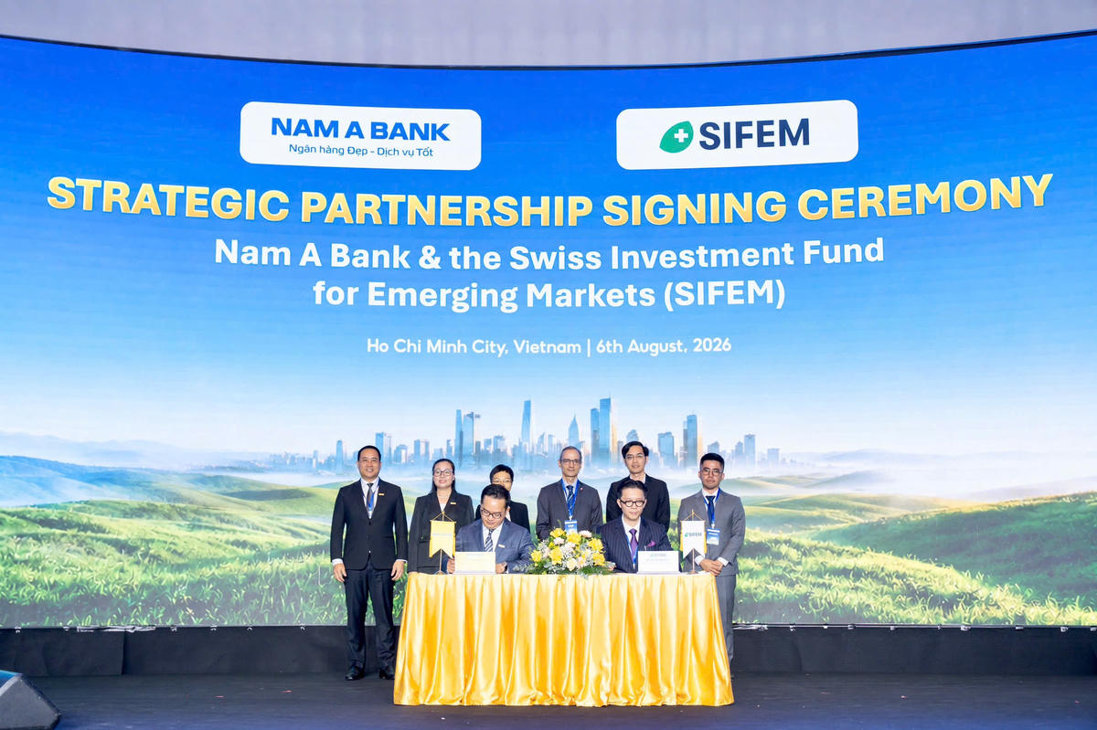 Nam A Bank ký kết thỏa thuận tín dụng xanh quốc tế với SIFEM AG.