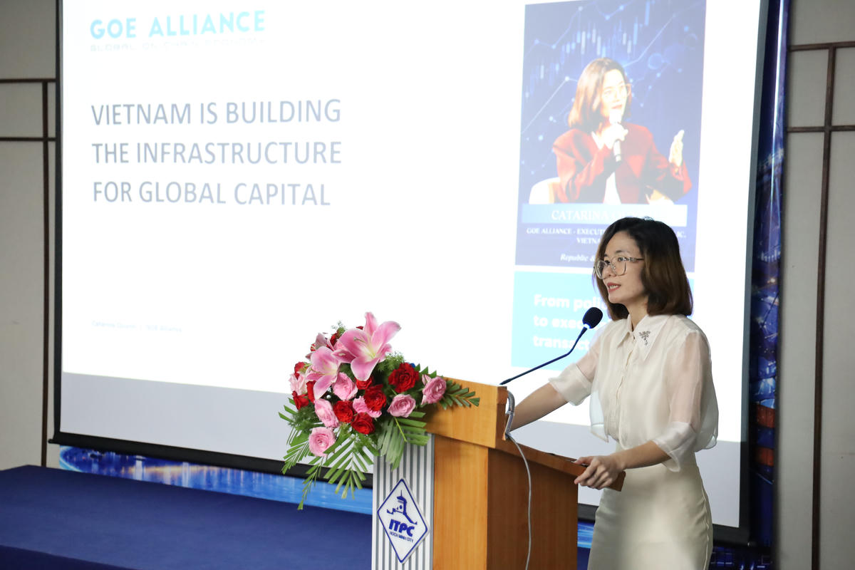 Bà Nguyễn Thị Ngọc Quỳnh- Thành viên Ban điều hành Liên minh Kinh tế On-chain Toàn cầu - GOE Alliance