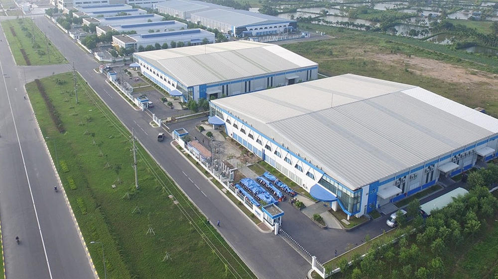Khu công nghiệp Xuân Cẩm - Hương Lâm giai đoạn 1. (Ảnh: Cổng thông tin điện tử Bắc Ninh).