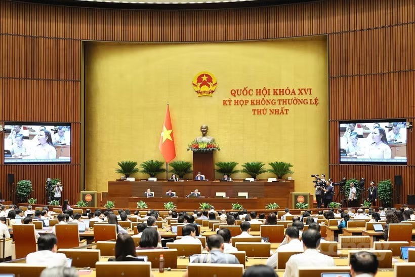 Quang cảnh Kỳ họp không thường lệ thứ Nhất, Quốc hội khóa XVI. Ảnh: Tuấn Anh/TTXVN