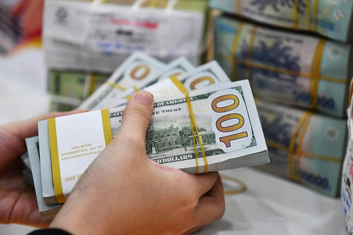 Tỷ giá ngoại tệ: USD bán ra 26.320 đồng, EUR ở mức 30.950,29 đồng. (Ảnh minh họa).