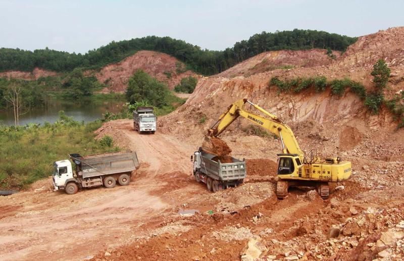 Chủ động chuẩn bị quỹ mỏ vật liệu xây dựng phục vụ các dự án trong giai đoạn 2030 - 2045, tránh tình trạng bị động khi triển khai các dự án quy mô lớn. Ảnh: Chinhphu.vn