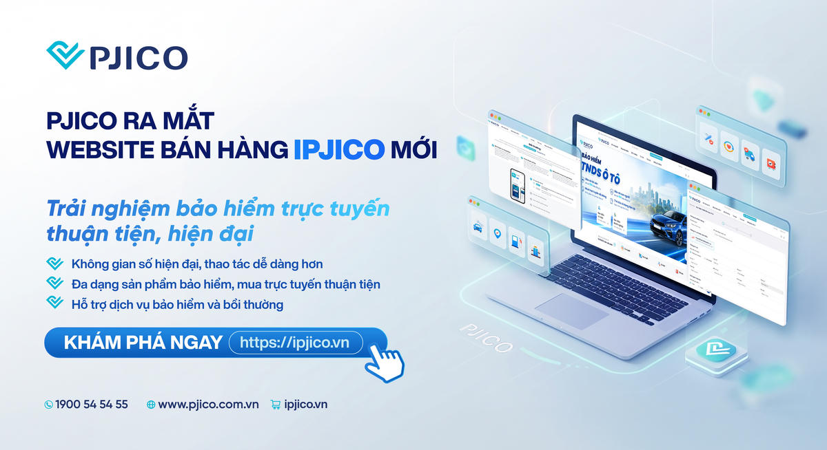 Tổng Công ty Cổ phần Bảo hiểm Petrolimex (PJICO) chính thức ra mắt website bán hàng iPJICO  mới tại địa chỉ https://ipjico.vn/.