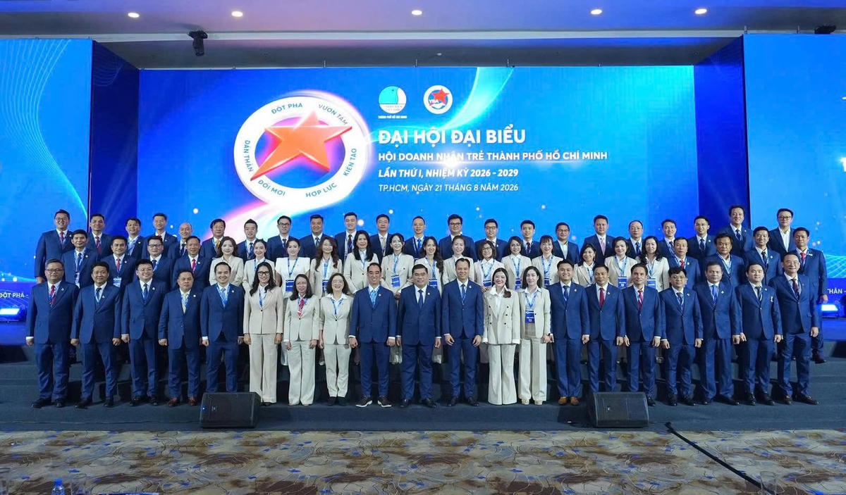 Hội Doanh nhân trẻ TP.HCM bước vào nhiệm kỳ mới với mục tiêu “Hợp lực - Kiến tạo - Đột phá - Vươn tầm”. (Ảnh: BTC YBA)