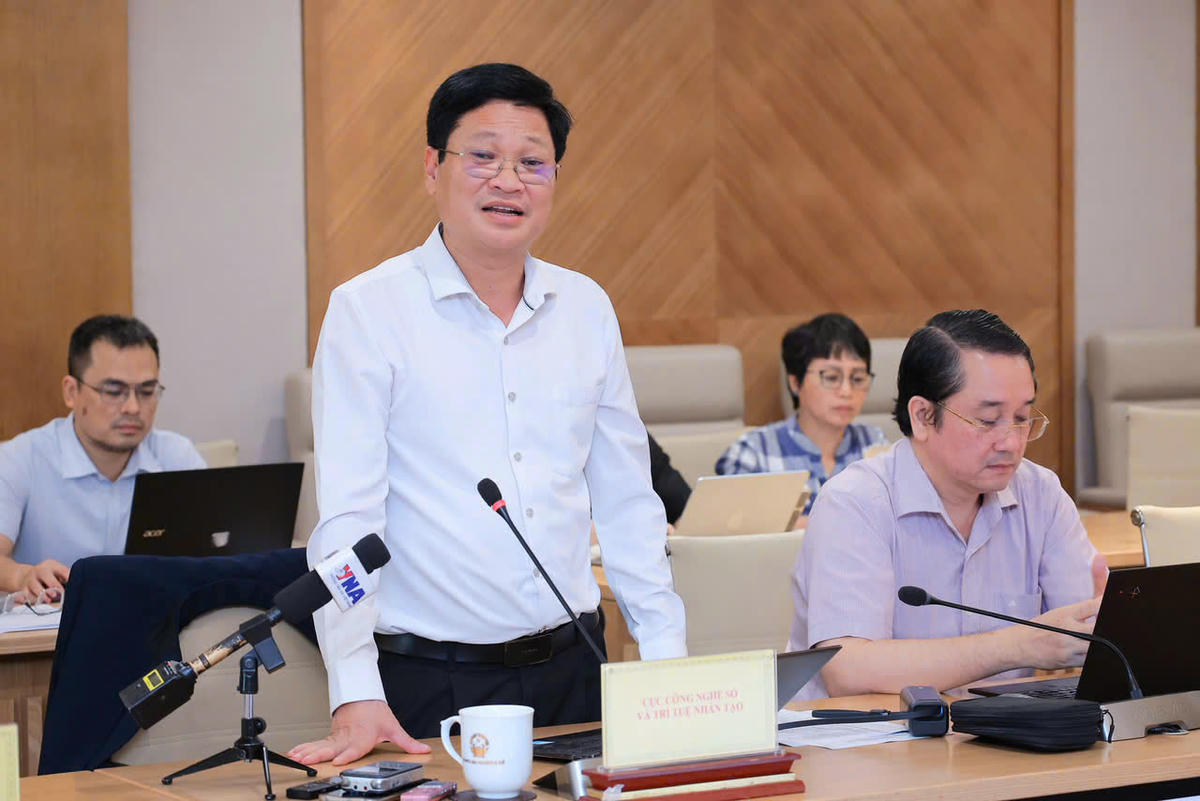 Ông Nguyễn Khắc Lịch, Cục trưởng Cục Công nghệ số và Trí tuệ nhân tạo.