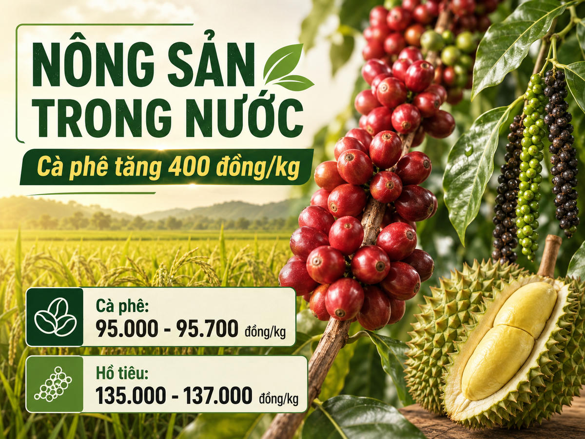Giá cà phê trong nước sáng 1/9 ghi nhận nhịp tăng sau những phiên điều chỉnh cuối tháng 8. Ảnh minh họa được tạo với sự hỗ trợ của AI.