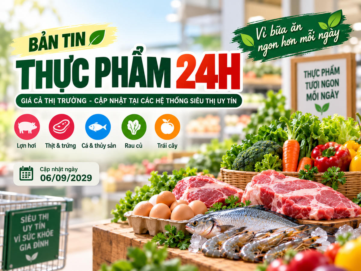 Thực phẩm 24h ngày 6/9: Giá lợn hơi đi ngang, cao nhất 60.000 đồng/kg. Ảnh minh họa được tạo với sự hỗ trợ của AI.