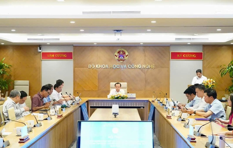 Hội thảo về triển khai nhiệm vụ hỗ trợ lãi suất vay thông qua Quỹ Đổi mới công nghệ quốc gia (NATIF) - Ảnh: VGP/TG