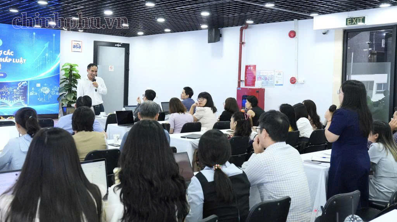 Cục Sở hữu trí tuệ (Bộ KH&CN) phối hợp với Hội Sở hữu trí tuệ Việt Nam tổ chức Chương trình tập huấn thi hành pháp luật sở hữu trí tuệ ngày 25/8/2026 tại Hà Nội. Ảnh: Chinhphu.vn/Thu Giang.