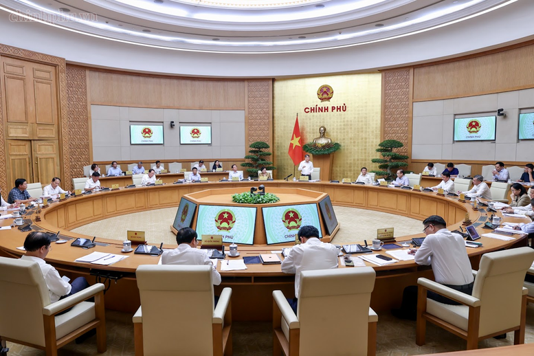 Toàn cảnh phiên họp. Ảnh: chinhphu.vn/Nhật Bắc