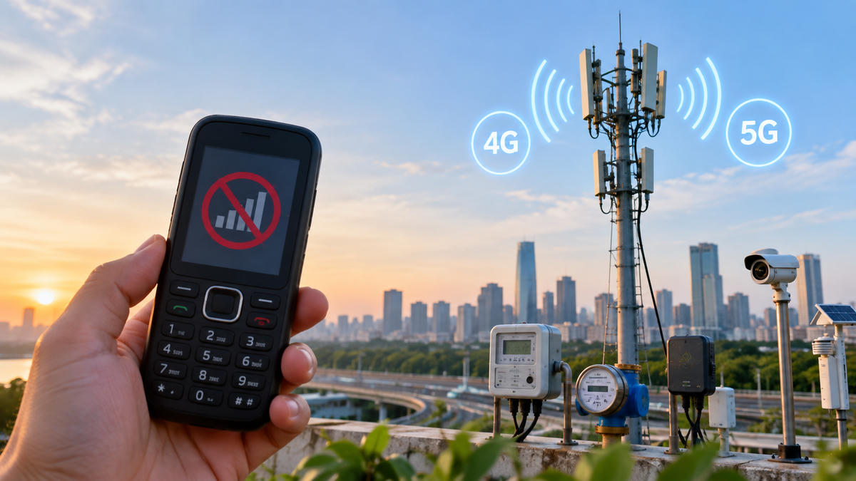 Từ ngày 16/9, các doanh nghiệp viễn thông di động dừng hệ thống mạng 2G (GSM) trên phạm vi toàn quốc.