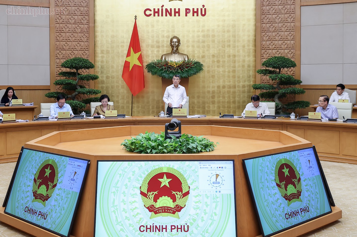 Thủ tướng Lê Minh Hưng chủ trì Phiên họp chuyên đề xây dựng pháp luật tháng 9/2026. Ảnh: chinhphu.vn/Nhật Bắc