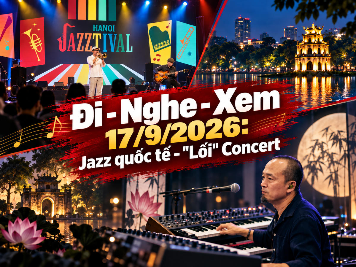 Đi - nghe - xem 17/9: Jazz quốc tế, “Lối” của Quốc Trung và những cuộc hẹn văn hóa từ Bắc vào Nam