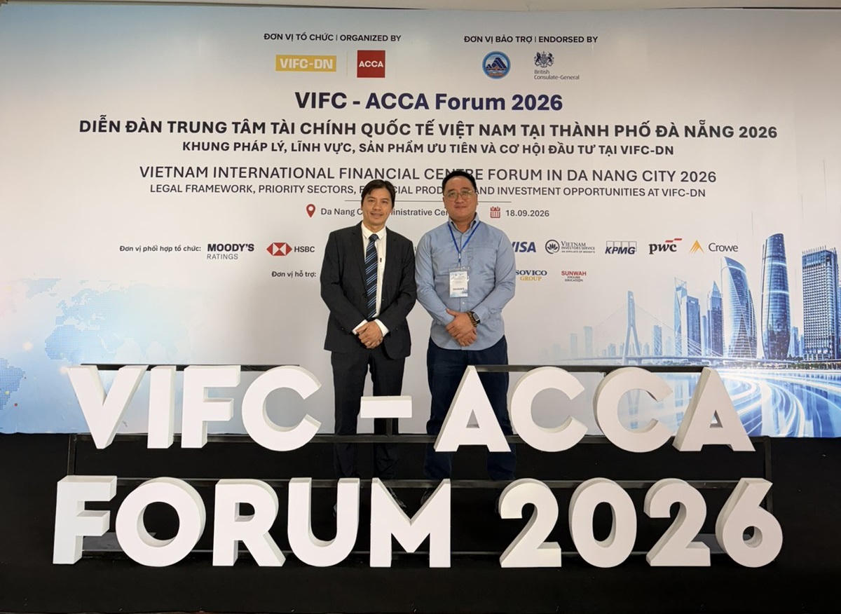 TS. LS. Nguyễn Trung Nam tham dự diễn đàn VIFC-ACCA 2026. 