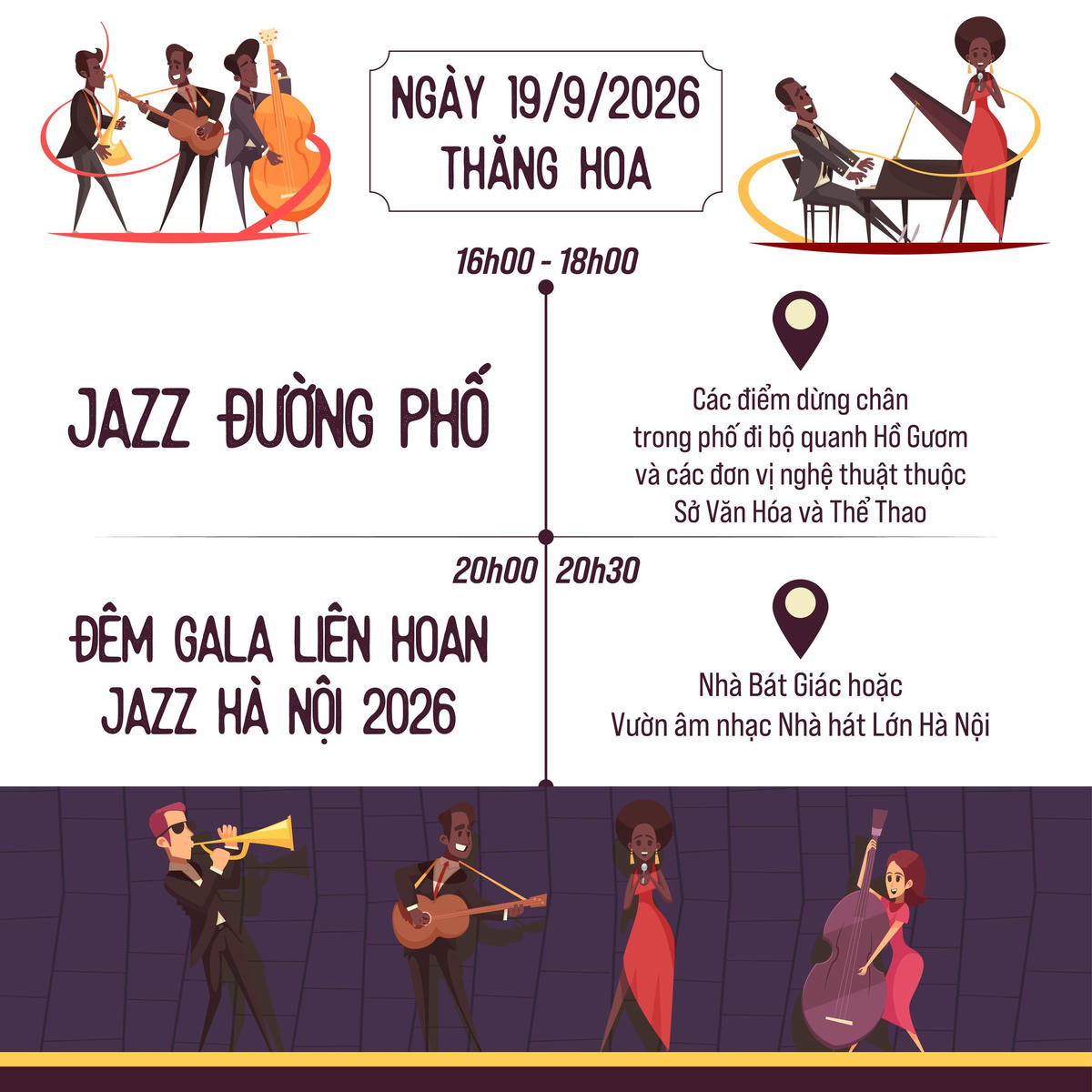 Ngày 19/9 là ngày cuối của Liên hoan Nhạc Jazz quốc tế Hà Nội.