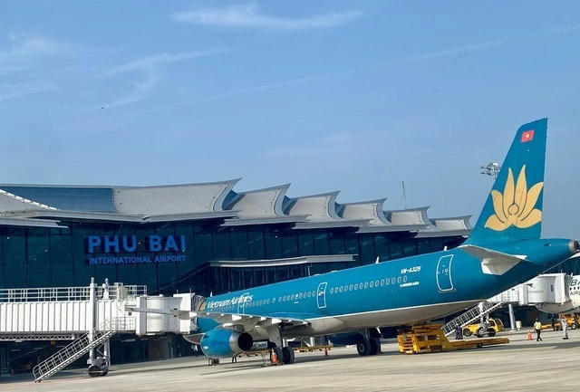 Phú Bài dự kiến đạt công suất 12 triệu hành khách/năm vào năm 2050. (Ảnh minh họa)
