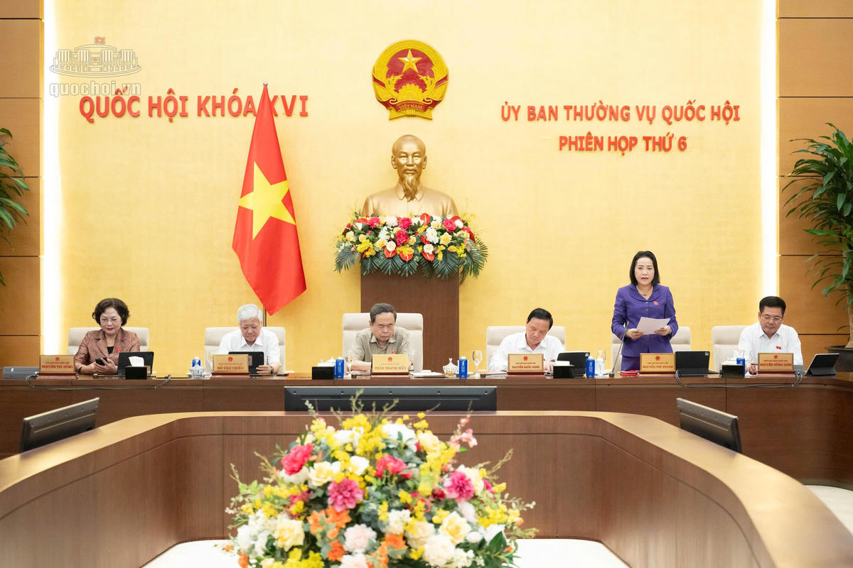 Ủy ban Thường vụ Quốc hội cho ý kiến về dự án Luật Xử lý vi phạm hành chính (sửa đổi). Ảnh: quochoi.vn