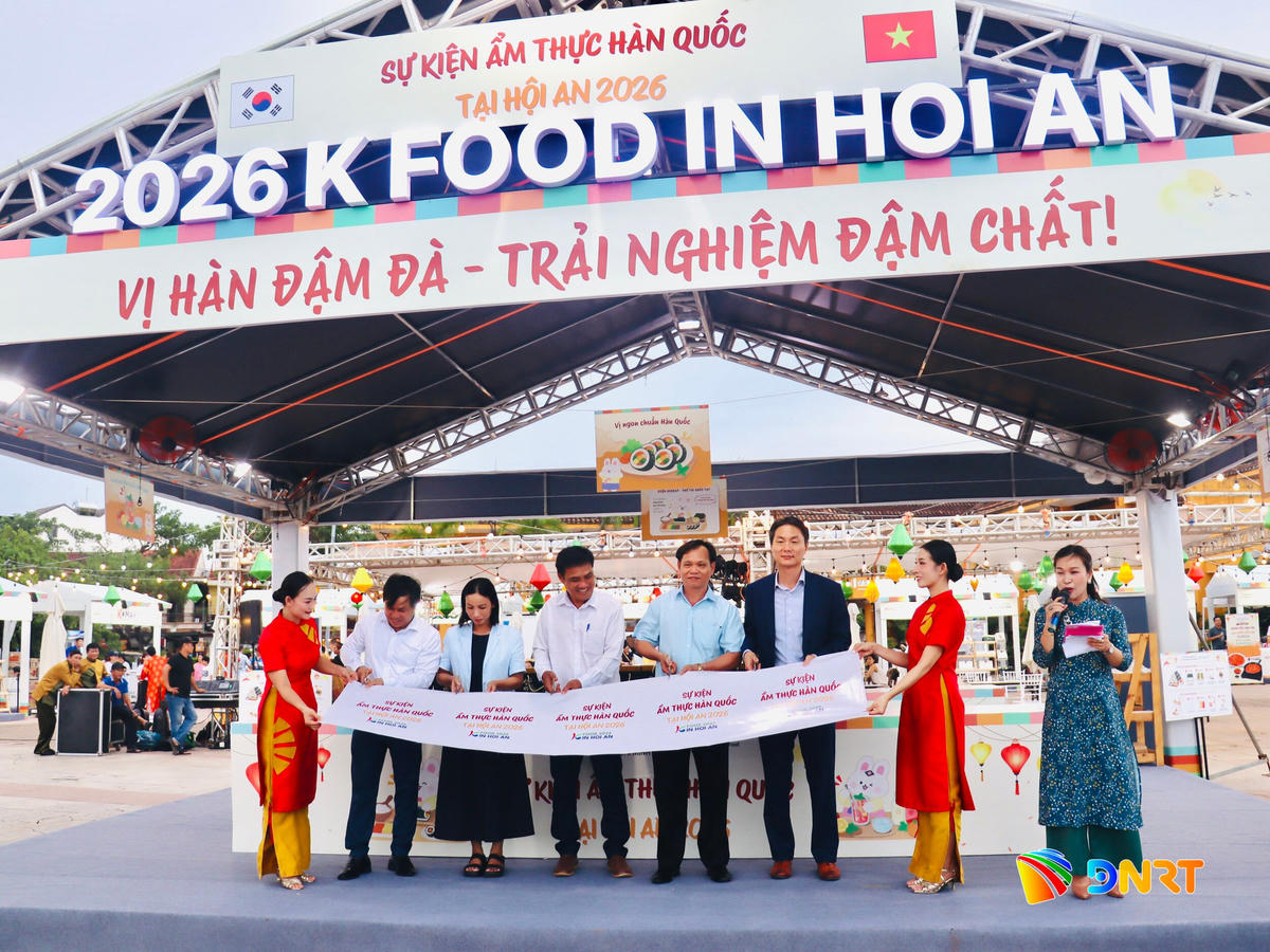 Sự kiện Ẩm thực Hàn Quốc tại Hội An 2026 diễn ra tại Quảng trường Sông Hoài trong hai ngày 26 và 27/9. Ảnh: Quốc Tuấn/Báo Đà Nẵng.