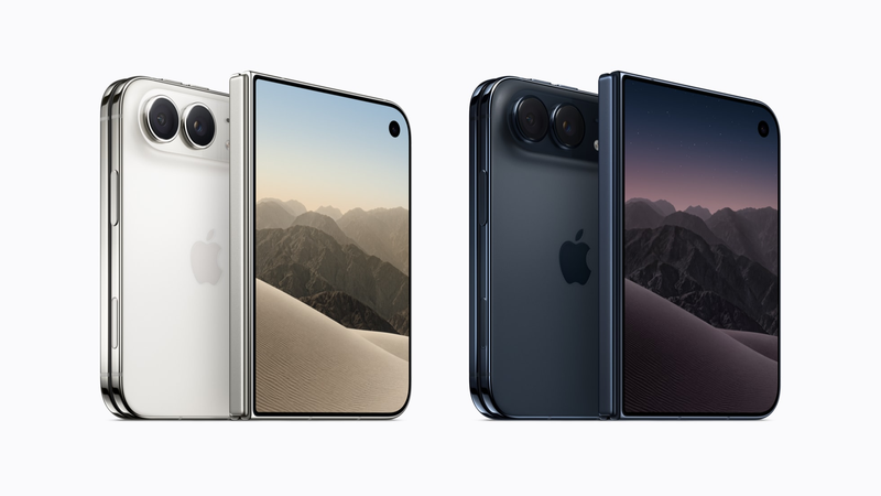 iPhone Duo có 2 màu Trời Đêm và Trắng Ánh Sao. (Ảnh: Apple).