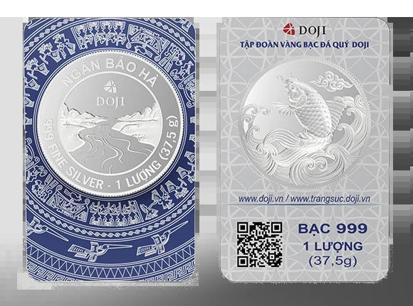 Tại Phú Quý, bạc miếng 999 loại 1 lượng được niêm yết 2,151 triệu đồng/lượng mua vào và 2,218 triệu đồng/lượng bán ra. Ảnh minh họa