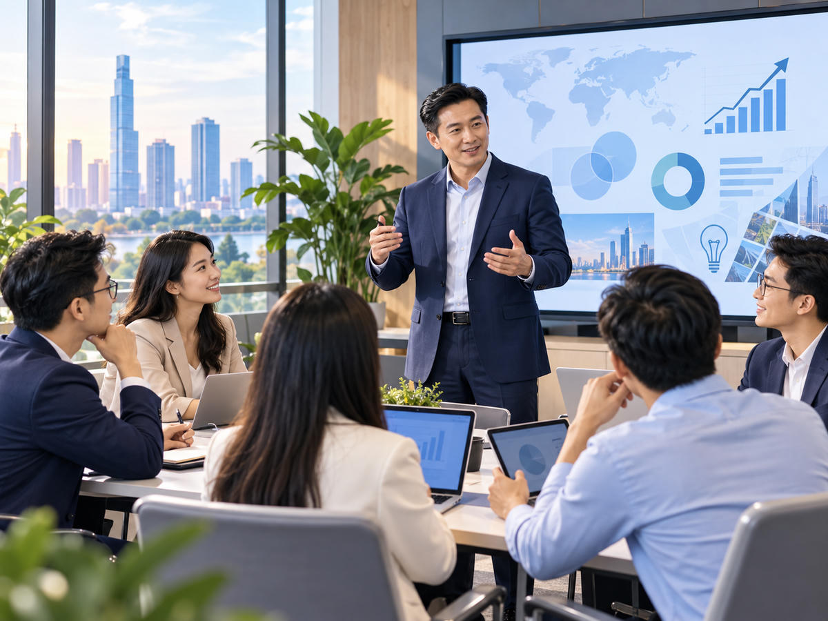 Doanh nghiệp được hỗ trợ đào tạo CEO đến năm 2030. Ảnh minh họa được tạo với sự hỗ trợ của AI.
