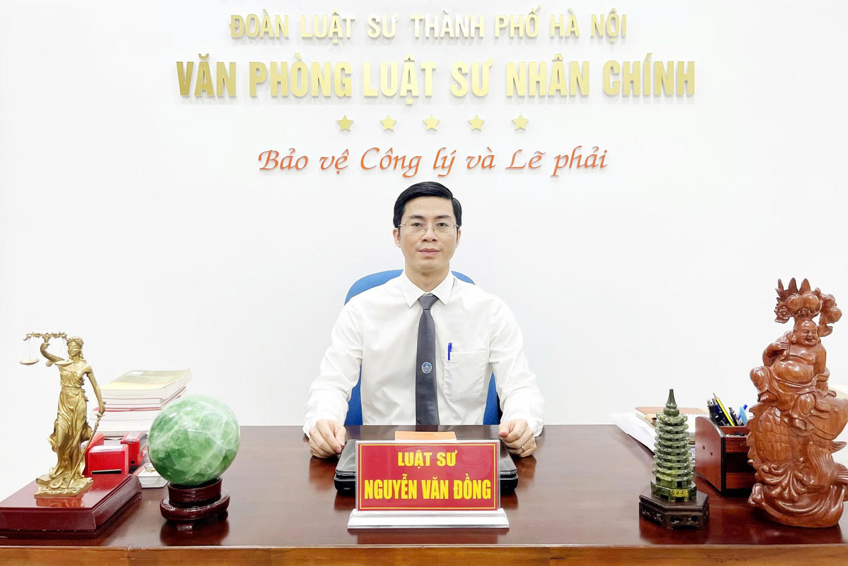 Luật sư Nguyễn Văn Đồng.