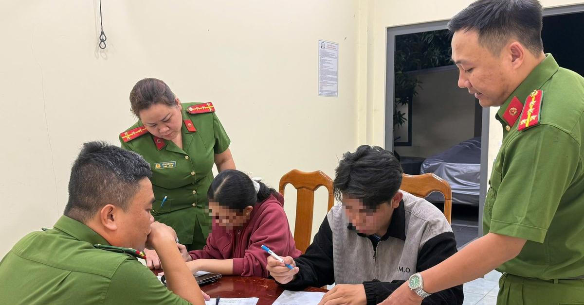 Cơ quan Công an TP. Hồ Chí Minh làm việc với người đăng tải thông tin sai sự thật liên quan đến hoạt động của Novaland. Ảnh: Công an TP.HCM