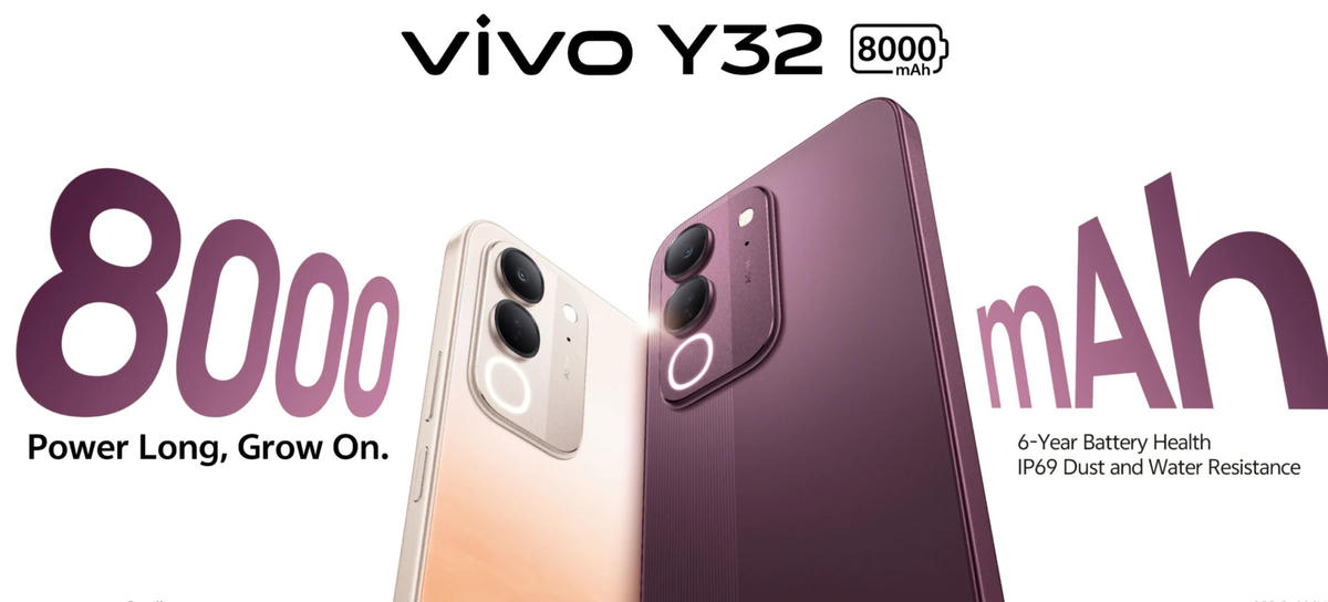 Vivo Y32 hướng đến người dùng cần điện thoại pin lớn. (Ảnh: Vivo)