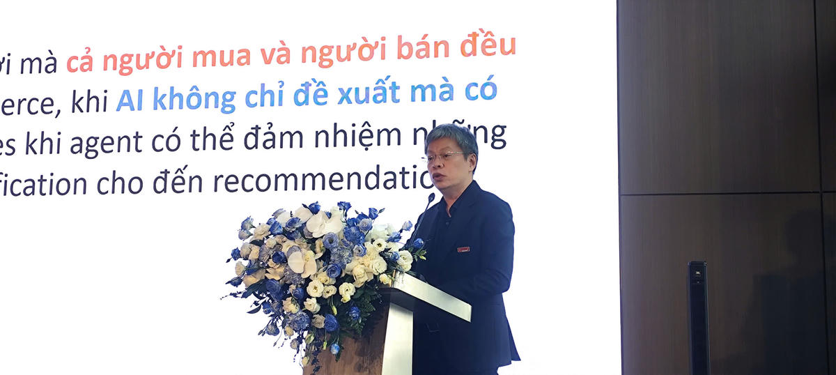 Ông Lê Quốc Vinh, Chủ tịch CSMO Vietnam kiêm Chủ tịch Le Bros phát biểu tại họp báo.