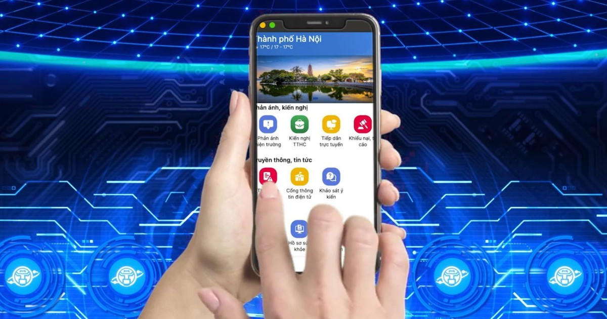 Hà Nội nhận giải thưởng chuyển đổi số với hệ sinh thái iHanoi, HanoiWork. (Ảnh minh họa)