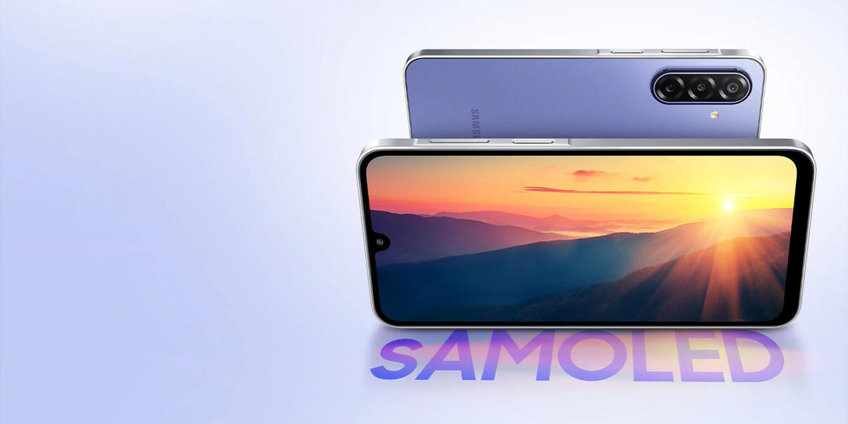 Galaxy F70 5G sử dụng màn hình Super AMOLED độ phân giải Full HD+. Ảnh: Samsung.