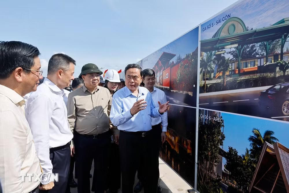 Chủ tịch Quốc hội Trần Thanh Mẫn nhấn mạnh tinh thần "3 không" trong thực hiện dự án phục vụ APEC 2027- Ảnh 4.