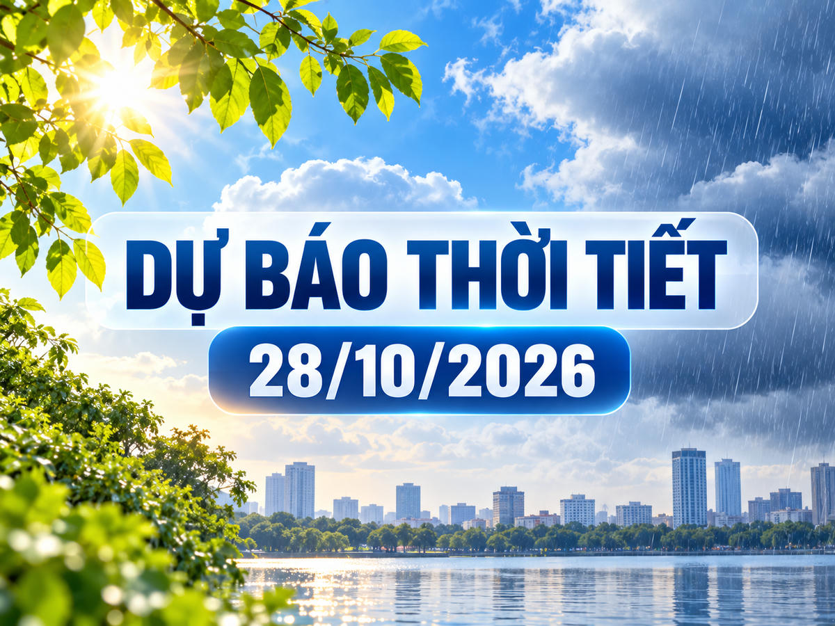 Dự báo thời tiết ngày 28/10, khu vực từ Hà Tĩnh đến TP. Đà Nẵng tiếp tục có mưa lớn, cục bộ có nơi mưa rất to trên 250mm. Ảnh minh họa được tạo với sự hỗ trợ của AI.