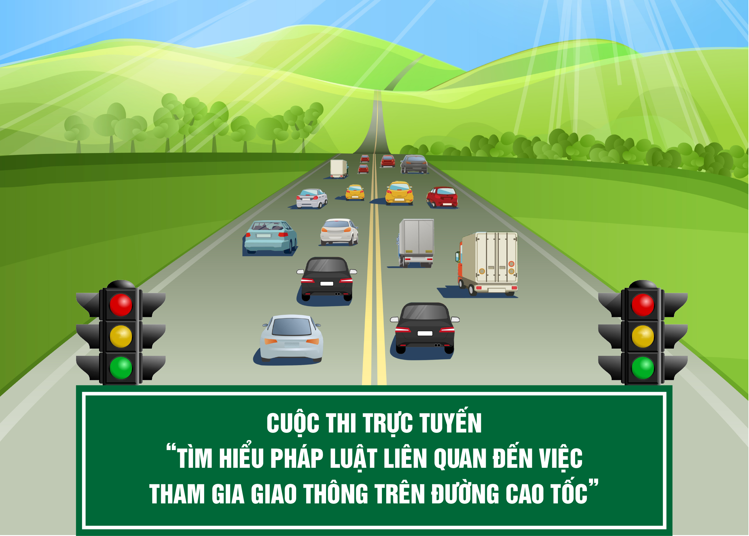 Giao diện hệ thống thi trực tuyến Báo Công lý