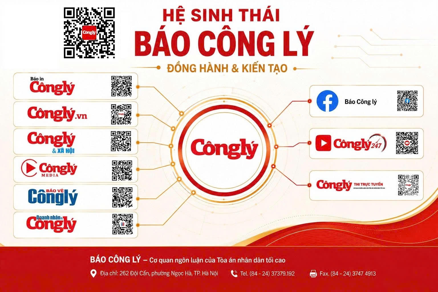 Khám phá hệ sinh thái Báo Công lý tại Hội Báo toàn quốc 2026