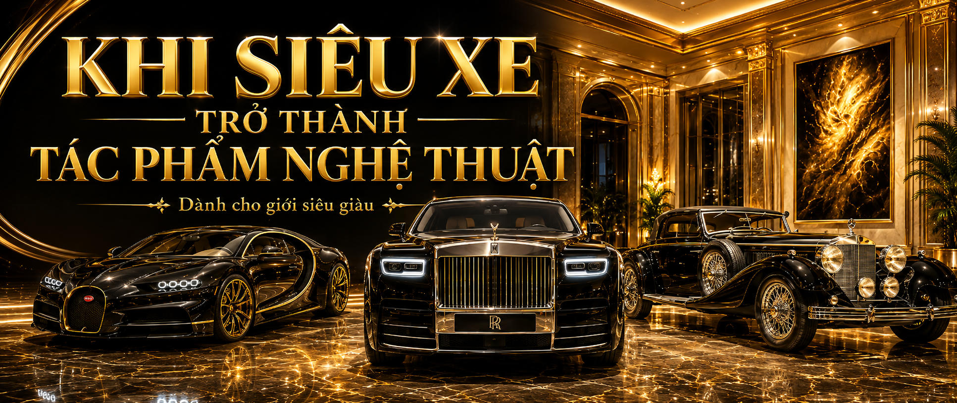 Khi siêu xe trở thành tác phẩm nghệ thuật dành cho giới siêu giàu