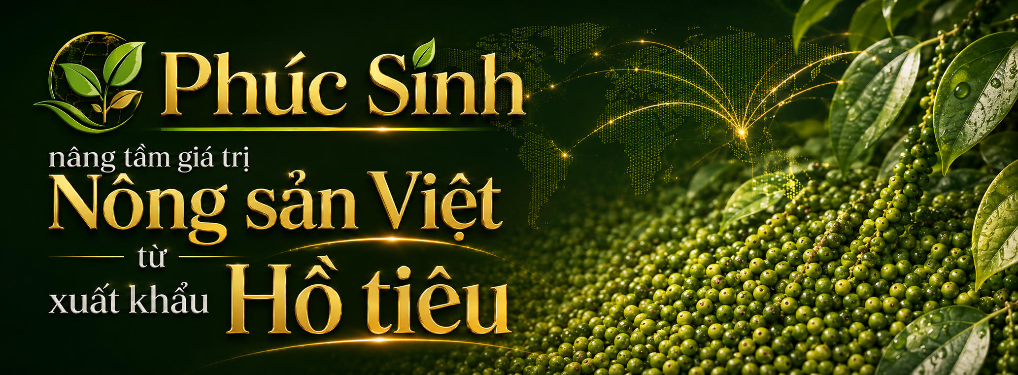 Phúc Sinh nâng tầm giá trị nông sản Việt từ xuất khẩu hồ tiêu