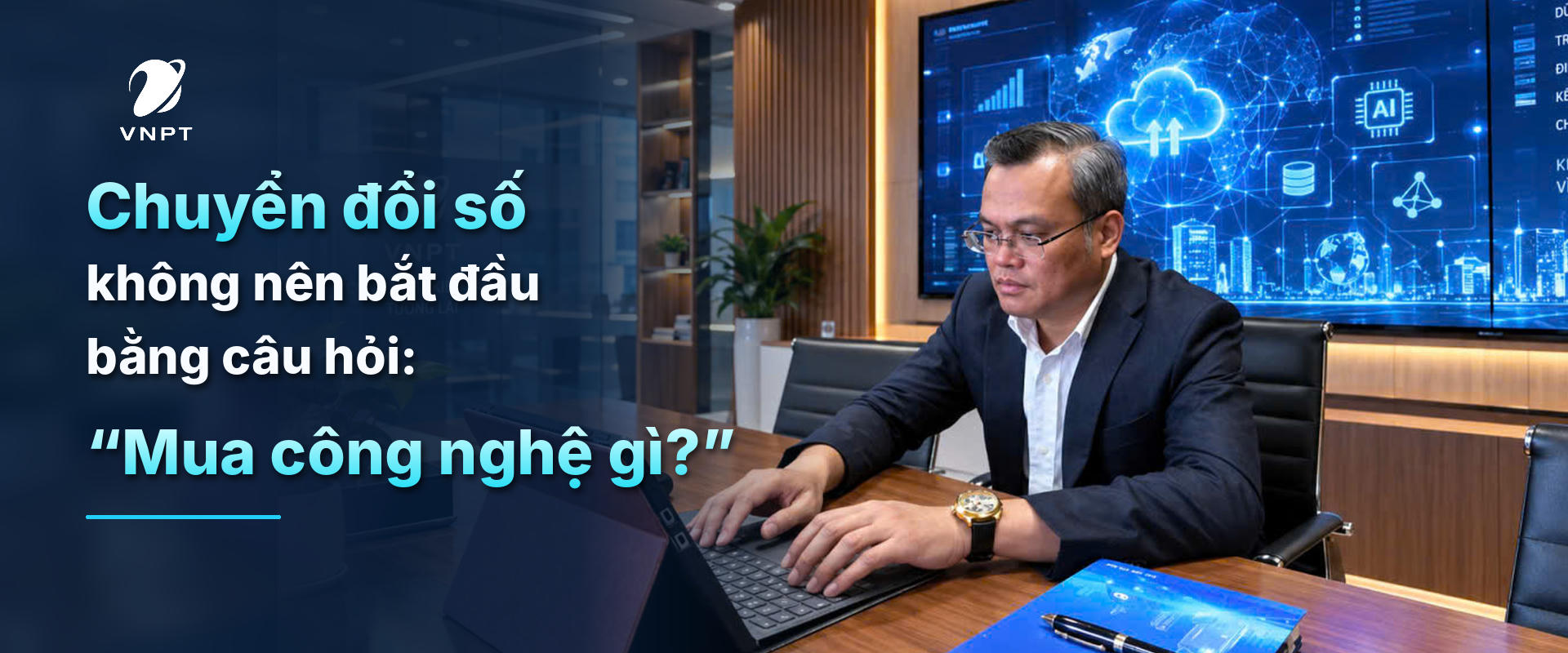 Ông Nguyễn Minh Đức, Giám đốc Trung tâm Kinh doanh Khách hàng Doanh nghiệp - VNPT Hà Nội. 