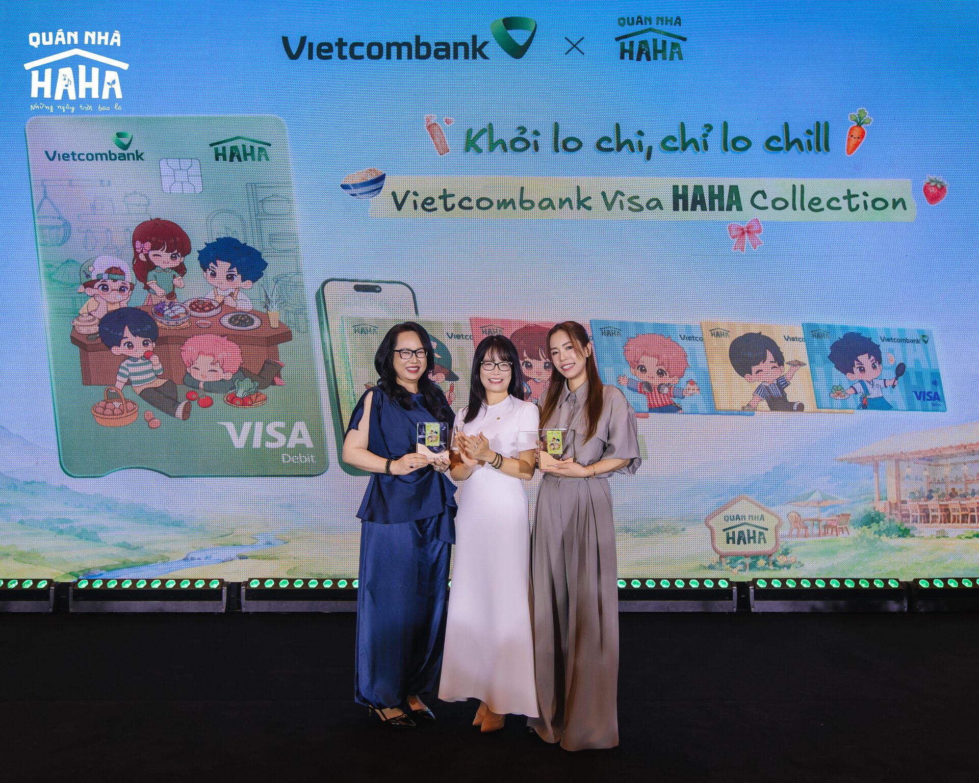 Những thiết kế thẻ Haha Collection được giới thiệu tại sự kiện. Ảnh: YeaH1 Group.